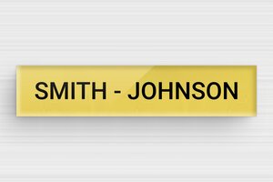 Acrylic Post Box Signs - Engraved Plexiglass - or-clair-noir - none - en-uk-mailbox-sign-acrylic-001-3-1748960135257