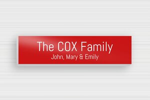 Aluminium Doorbell Signs - Printed Aluminium - rouge-blanc - none - en-uk-mailbox-sign-aluminum-015-19-1748962077349 Aluminium Doorbell Signs - Printed Aluminium - rouge-blanc - none - en-uk-mailbox-sign-aluminum-015-19-1748962077349