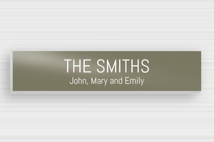 Aluminium Doorbell Signs - Printed Aluminium - taupe-blanc - none - en-uk-mailbox-sign-aluminum-015-7-1748962009312 Aluminium Doorbell Signs - Printed Aluminium - taupe-blanc - none - en-uk-mailbox-sign-aluminum-015-7-1748962009312