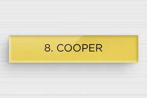 Acrylic Post Box Signs - Engraved Plexiglass - or-clair-noir - none - en-uk-mailbox-sign-plexiglass-011-15-1748961959747