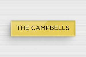 Acrylic Post Box Signs - Engraved Plexiglass - or-clair-noir - glue - en-uk-mailbox-sign-plexiglass-011-16-1748961962530