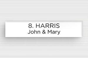 Doorbell Signs - Engraved Plexiglass - blanc-noir - glue - en-uk-mailbox-sign-plexiglass-011-9-1748961939140 Doorbell Signs - Engraved Plexiglass - blanc-noir - glue - en-uk-mailbox-sign-plexiglass-011-9-1748961939140