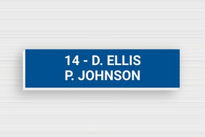 Signs by Material - Engraved PVC - bleu-blanc - none - en-uk-mailbox-sign-pvc-003-3-1748960304013