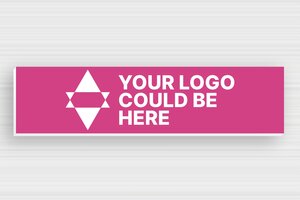 Signs by Material - Engraved PVC - rose-blanc - glue - en-uk-mailbox-sign-pvc-005-2-1748960339138