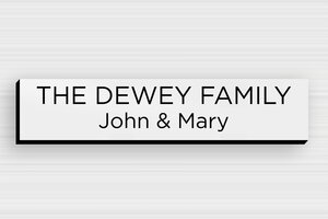 PVC Post Box Signs - Engraved PVC - gris-noir - none - en-uk-mailbox-sign-pvc-011-15-1748961893914