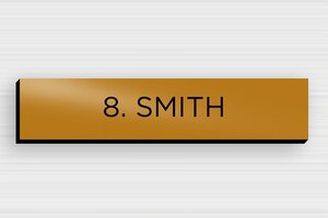 PVC Post Box Signs - Engraved PVC - or-noir - none - en-uk-mailbox-sign-pvc-011-23-1748962146592