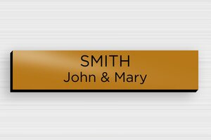 PVC Post Box Signs - Engraved PVC - or-noir - none - en-uk-mailbox-sign-pvc-011-25-1748962152505