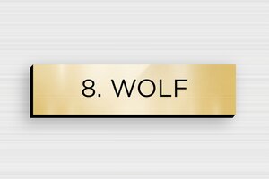 PVC Post Box Signs - Engraved PVC - or-brillant-noir - glue - en-uk-mailbox-sign-pvc-011-36-1748962190614