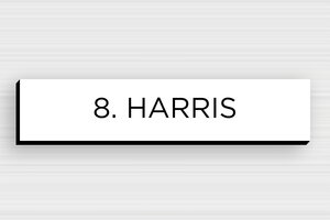 PVC Post Box Signs - Engraved PVC - blanc-noir - none - en-uk-mailbox-sign-pvc-011-39-1748962200403