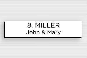 PVC Post Box Signs - Engraved PVC - blanc-noir - none - en-uk-mailbox-sign-pvc-011-41-1748962207423