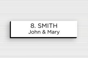 PVC Post Box Signs - Engraved PVC - blanc-noir - glue - en-uk-mailbox-sign-pvc-011-42-1748962212001