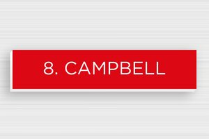 PVC Post Box Signs - Engraved PVC - rouge-blanc - none - en-uk-mailbox-sign-pvc-011-43-1748962215029