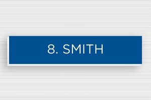 PVC Post Box Signs - Engraved PVC - bleu-blanc - none - en-uk-mailbox-sign-pvc-011-51-1748962241672