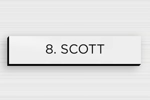 Post Box Signs - Engraved PVC - gris-noir - none - en-uk-mailbox-sign-pvc-011-6-1748961858076