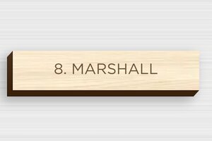 Wooden Doorbell Signs - Engraved Wood - erable - none - en-uk-mailbox-sign-wood-001-1-1748959952693