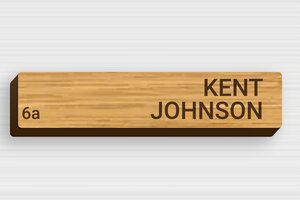 Wood Post Box Signs - Engraved Wood - bambou - magnetic - en-uk-mailbox-sign-wood-003-4-1748960025238 Wood Post Box Signs - Engraved Wood - bambou - magnetic - en-uk-mailbox-sign-wood-003-4-1748960025238