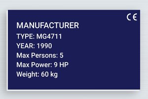 Data Plates - Engraved PVC - bleu-marine-blanc - glue - en-uk-manufacturer-plate-boat-001-3-1748949017808 Data Plates - Engraved PVC - bleu-marine-blanc - glue - en-uk-manufacturer-plate-boat-001-3-1748949017808