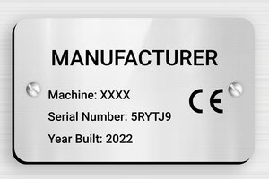 Data Plates - Engraved PVC - gris-brillant-noir - screws - en-uk-manufacturer-sign-industry-003-1-1748948913603 Data Plates - Engraved PVC - gris-brillant-noir - screws - en-uk-manufacturer-sign-industry-003-1-1748948913603