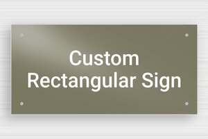 Aluminium Signs - Printed Aluminium - taupe-blanc - holes-only - en-uk-material-aluminum-sign-001-3-1748961556948