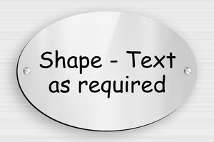 Stainless Steel Signs - Engraved PVC - gris-brillant-noir - screws - en-uk-material-sign-stainless-steel-001-2-1748961606490