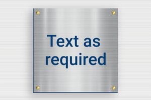 Stainless Steel Signs - Engraved PVC - acier-bleu - screws - en-uk-material-sign-stainless-steel-001-4-1748961615730