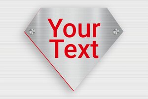 Stainless Steel Signs - Engraved PVC - acier-rouge - screws-caps - en-uk-material-sign-stainless-steel-002-2-1748961629493