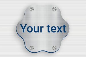 Stainless Steel Signs - Engraved PVC - acier-bleu - screws-caps - en-uk-material-sign-stainless-steel-002-3-1748961633831