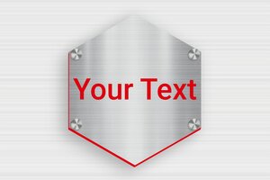 Stainless Steel Signs - Engraved PVC - acier-rouge - screws-caps - en-uk-material-sign-stainless-steel-002-4-1748961636102