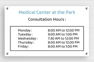 Business Signs - Foam PVC - custom - screws-caps - en-uk-medical-center-sign-pvc-007-3-1748963337967