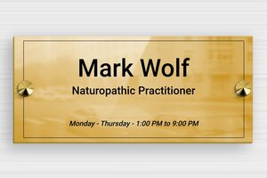 Brass Signs - Printed brass - poli-noir - screws-caps - en-uk-medical-practice-sign-001-1-1748956239464