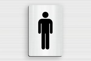 Restaurant Signs - Men's Restroom Signage - gris-brosse-noir - glue - en-uk-mens-restroom-sign-025-1-1748945894725 Restaurant Signs - Men's Restroom Signage - gris-brosse-noir - glue - en-uk-mens-restroom-sign-025-1-1748945894725