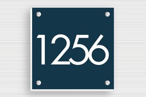 House Number Signs - Foam PVC - custom - screws - en-uk-modern-house-sign-003-1-1748951427597