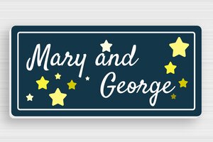 Children's Door Signs - Foam PVC - custom - glue - en-uk-name-plate-005-2-1748952743172