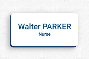 Healthcare Name Badges - Badge Engraved PVC - blanc-bleu - badge - en-uk-name-plate-009-3-1748953343381 Healthcare Name Badges - Badge Engraved PVC - blanc-bleu - badge - en-uk-name-plate-009-3-1748953343381
