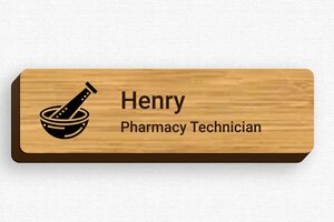 Healthcare Name Badges - Badge Printed Wood - bambou - badge - en-uk-name-plate-010-4-1748953363482 Healthcare Name Badges - Badge Printed Wood - bambou - badge - en-uk-name-plate-010-4-1748953363482