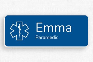 Magnetic Name Badges - Badge Engraved PVC - bleu-blanc - badge - en-uk-name-plate-011-3-1748953266293