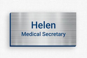 Healthcare Name Badges - Badge Engraved PVC - acier-bleu - badge - en-uk-name-plate-012-3-1748953367933 Healthcare Name Badges - Badge Engraved PVC - acier-bleu - badge - en-uk-name-plate-012-3-1748953367933