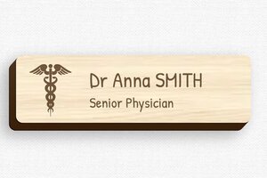 Healthcare Name Badges - Badge Engraved Wood - erable - badge - en-uk-name-plate-015-3-1748953222094 Healthcare Name Badges - Badge Engraved Wood - erable - badge - en-uk-name-plate-015-3-1748953222094
