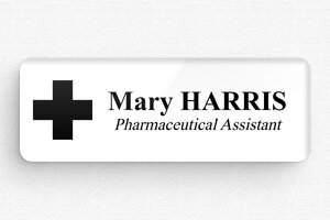 Magnetic Name Badges - Badge Printed Plexiglass - custom - badge - en-uk-name-plate-033-3-1748962888306