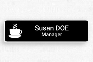 Magnetic Name Badges - Badge Engraved PVC - noir-blanc - badge - en-uk-name-plate-035-3-1748962898691