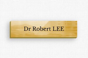 Magnetic Name Badges - Badge Printed brass - poli-noir - badge - en-uk-name-plate-045-3-1748962942605