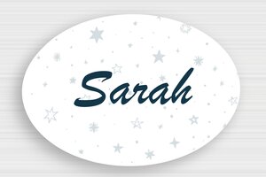 Children's Door Signs - Foam PVC - custom - glue - en-uk-name-shield-015-1-1748952703147