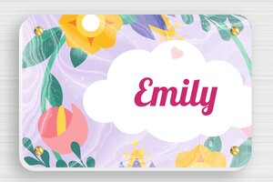 Children's Door Signs - Foam PVC - custom - screws - en-uk-name-sign-001-1-1748952692181