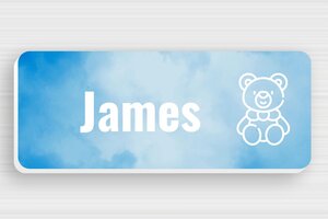 Children's Door Signs - Foam PVC - custom - glue - en-uk-name-sign-005-0-1748952708607