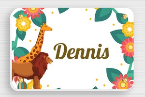 Children's Door Signs - Foam PVC - custom - screws - en-uk-name-sign-007-1-1748952674743