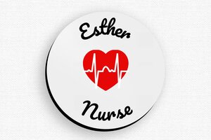 Magnetic Name Badges - Badge Printed PVC - gris-noir - badge - en-uk-name-tag-021-3-1748953288835