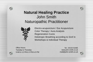Aluminium Business Signs - Printed Aluminium - anodise-noir - screws-spacer - en-uk-natural-healing-practice-008-1-1748950414942