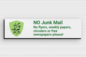 No Junk Mail Signs - Sign 'No Junk Mail' - gris-noir - glue - en-uk-no-advertising-quad-007-5-1748951026218