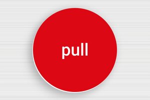 Round Signs - Engraved PVC - rouge-blanc - glue - en-uk-office-notice-sign-002-5-1748956590428