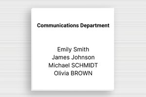 Office Door Signs - Foam PVC - custom - glue - en-uk-office-sign-department-020-1-1748949234521